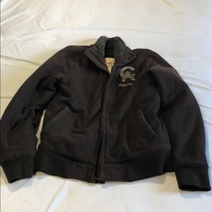 Hollister brown jacket